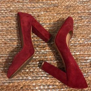 Jcrew suede Etta pump